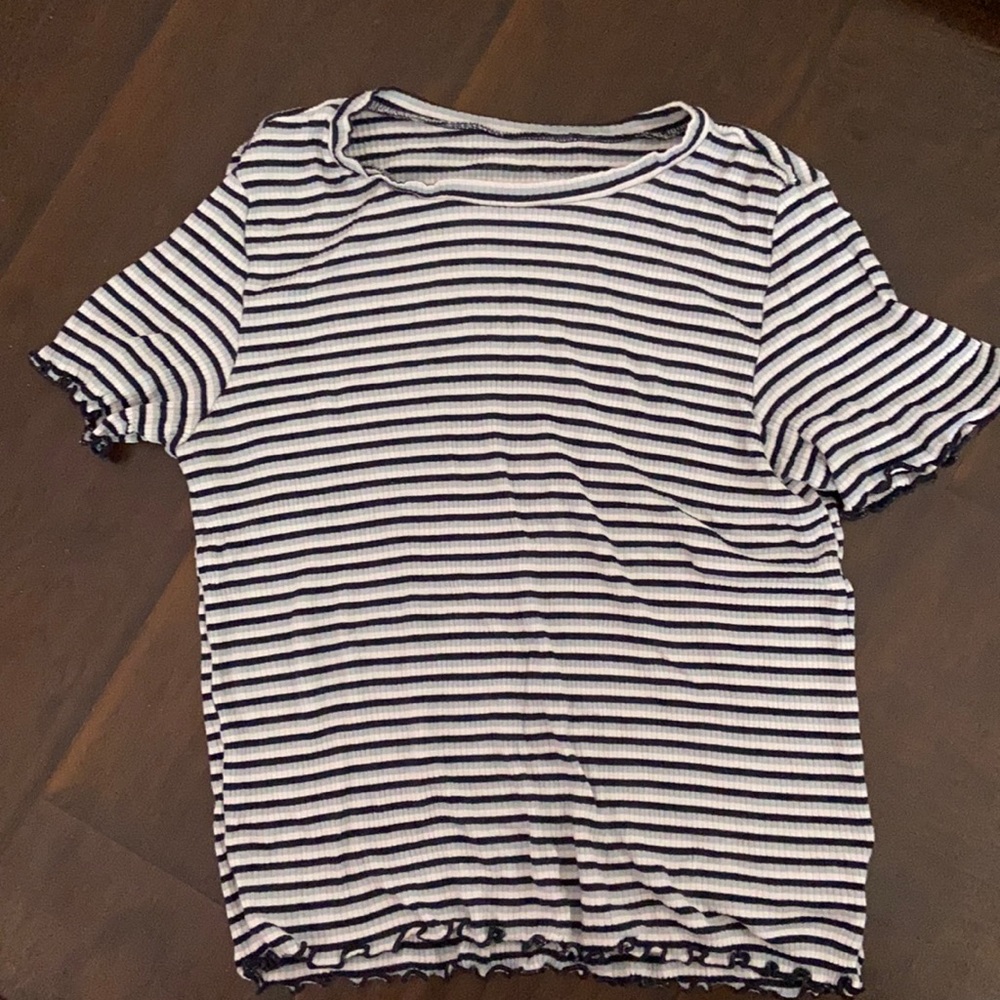 American Eagle Ruffle Shirt